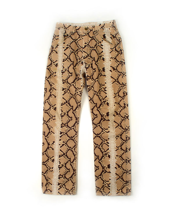2005 Needles x Number (N)ine Snakeskin Print Pants