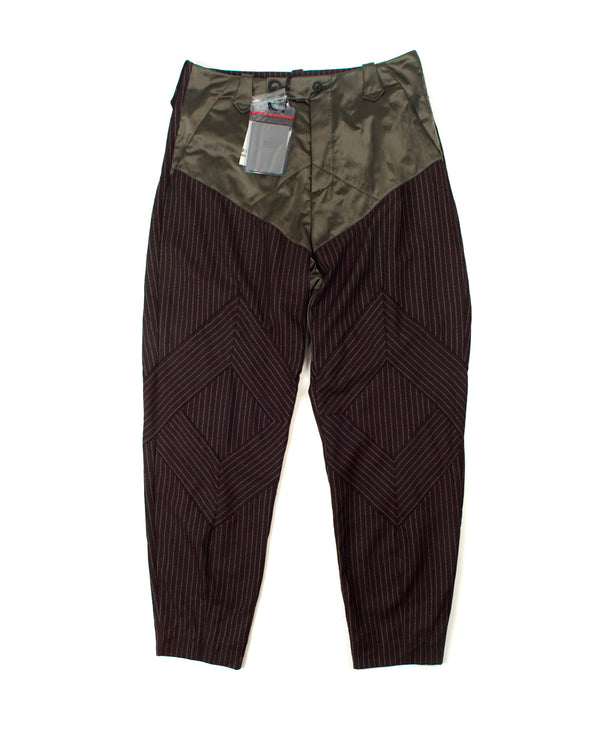 2019 Kiko Kostadinov Midnight Striped Pants