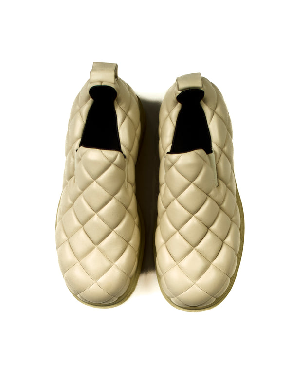 2020 Bottega Veneta Quilted Slip-Ons Shoes