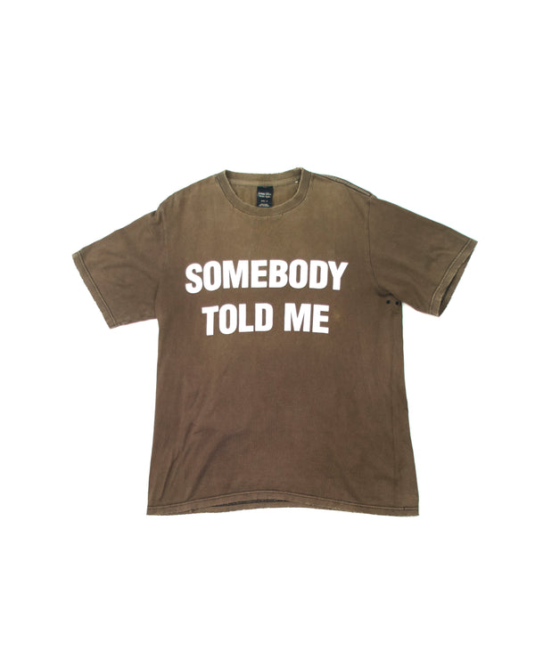 04aw Number (N)ine "Somebody Told Me" Tee